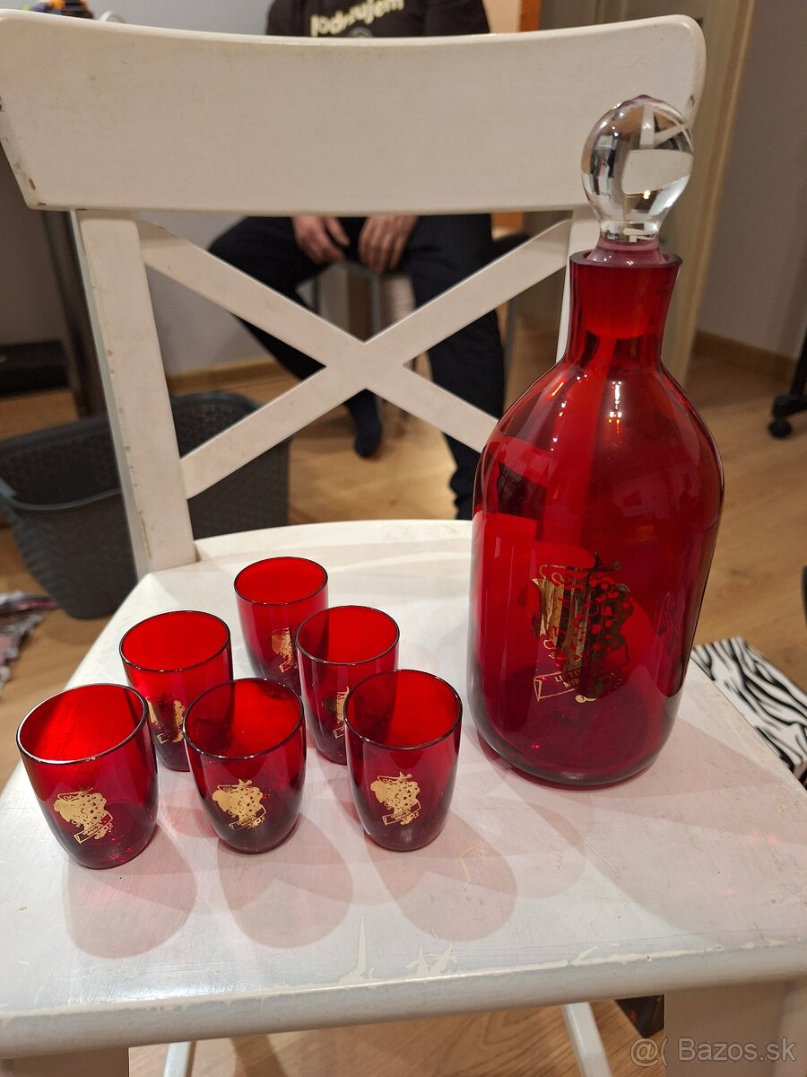 Retro poháre keramika sady predám - 8