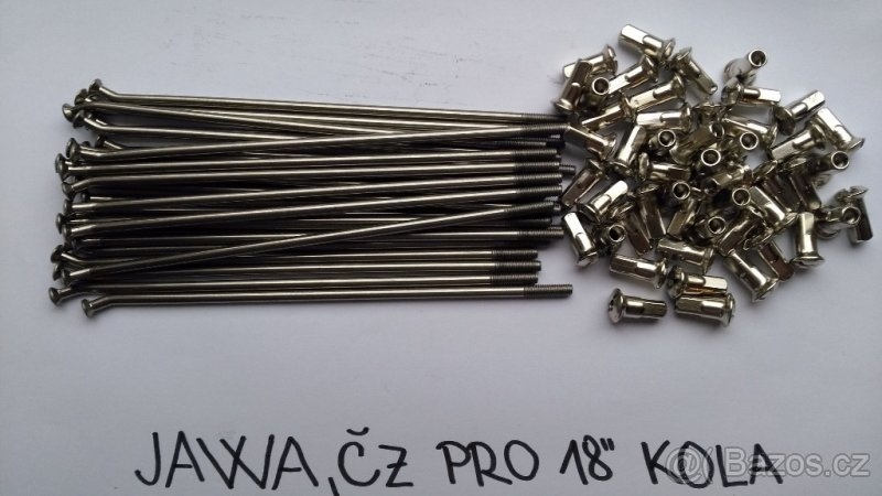 Jawa ČZ, Stadion, Manet atd, české nerezové výplety kola - 8