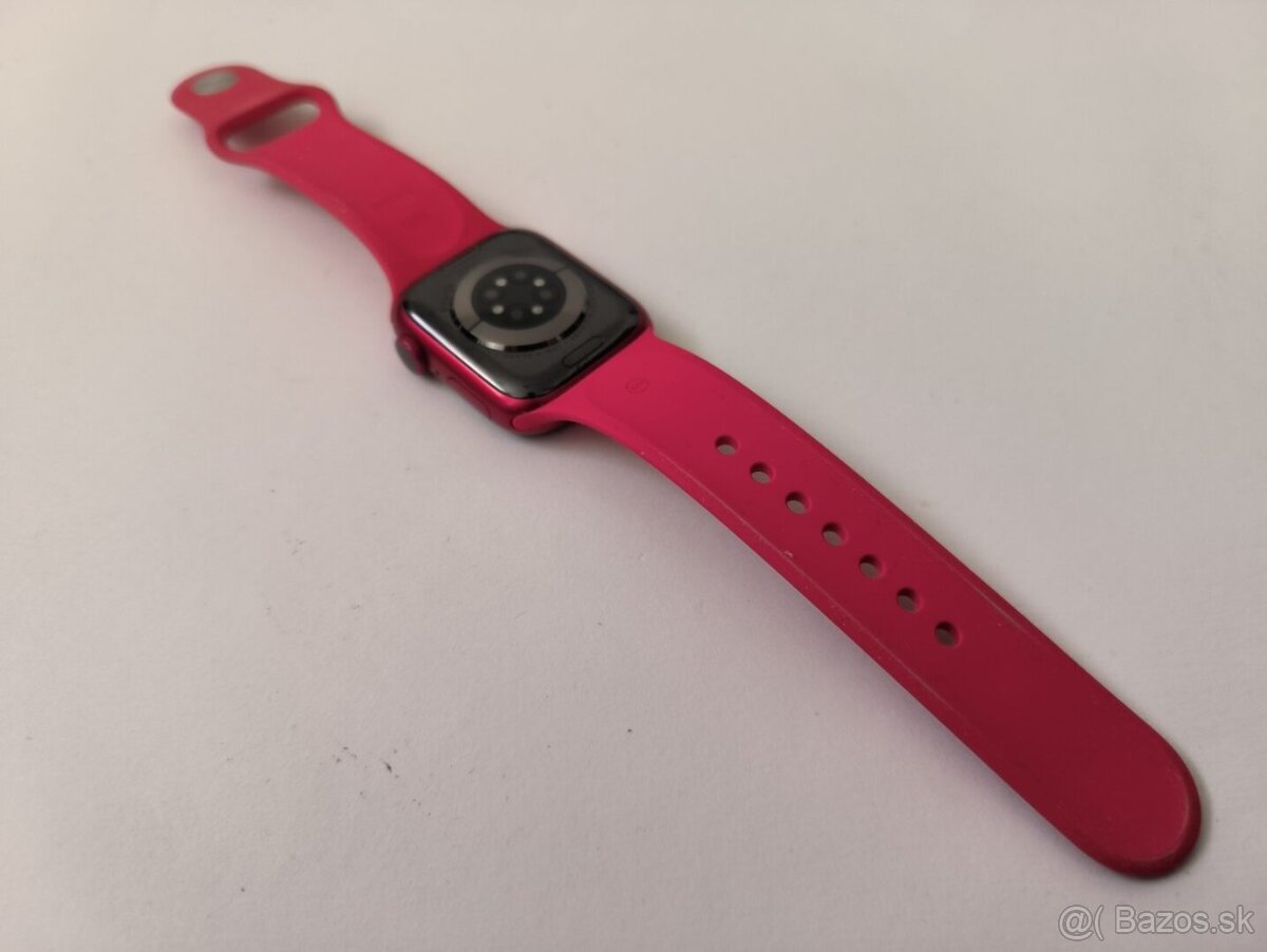 apple watch 7 41mm Red / Batéria 85% - 8