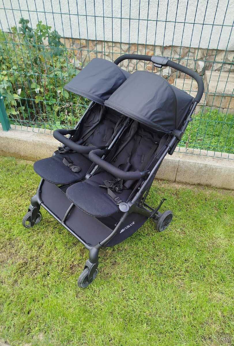 Kočík pre dvojičky Hauck Swift Duo X Black - 8