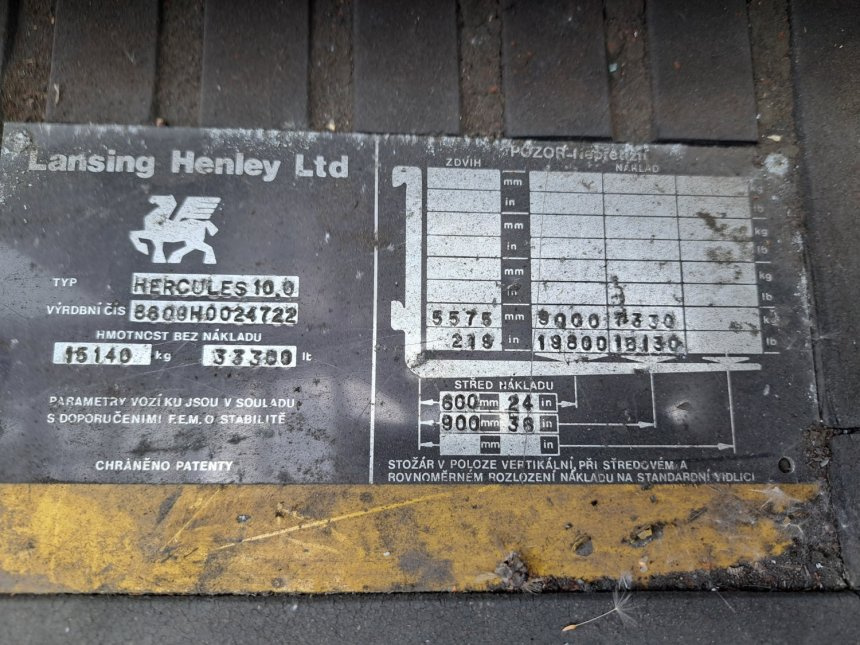 VZV LANSING HENLEY HERKULES 10 NOSNOST - - - 8