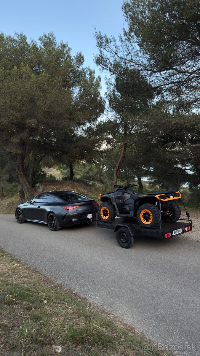 Predám nový vyklápací prívesný vozík na štvorkolku,Canam - 8