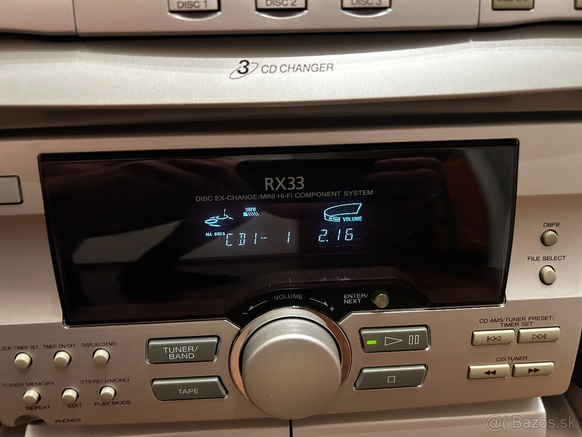 Predám hi-fi vežu SONY RX33 - 8