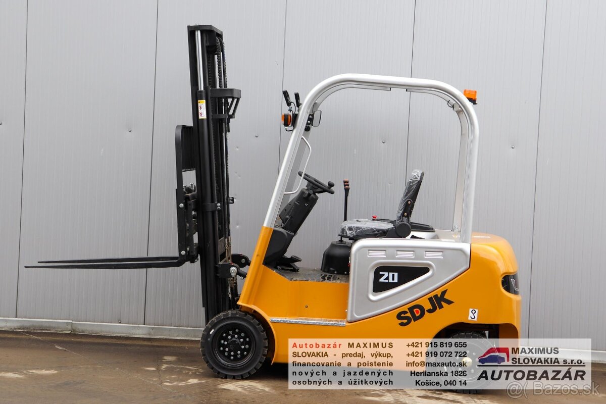 VZV CPD-20 – Elektrický vysokozdvižný vozík - 8