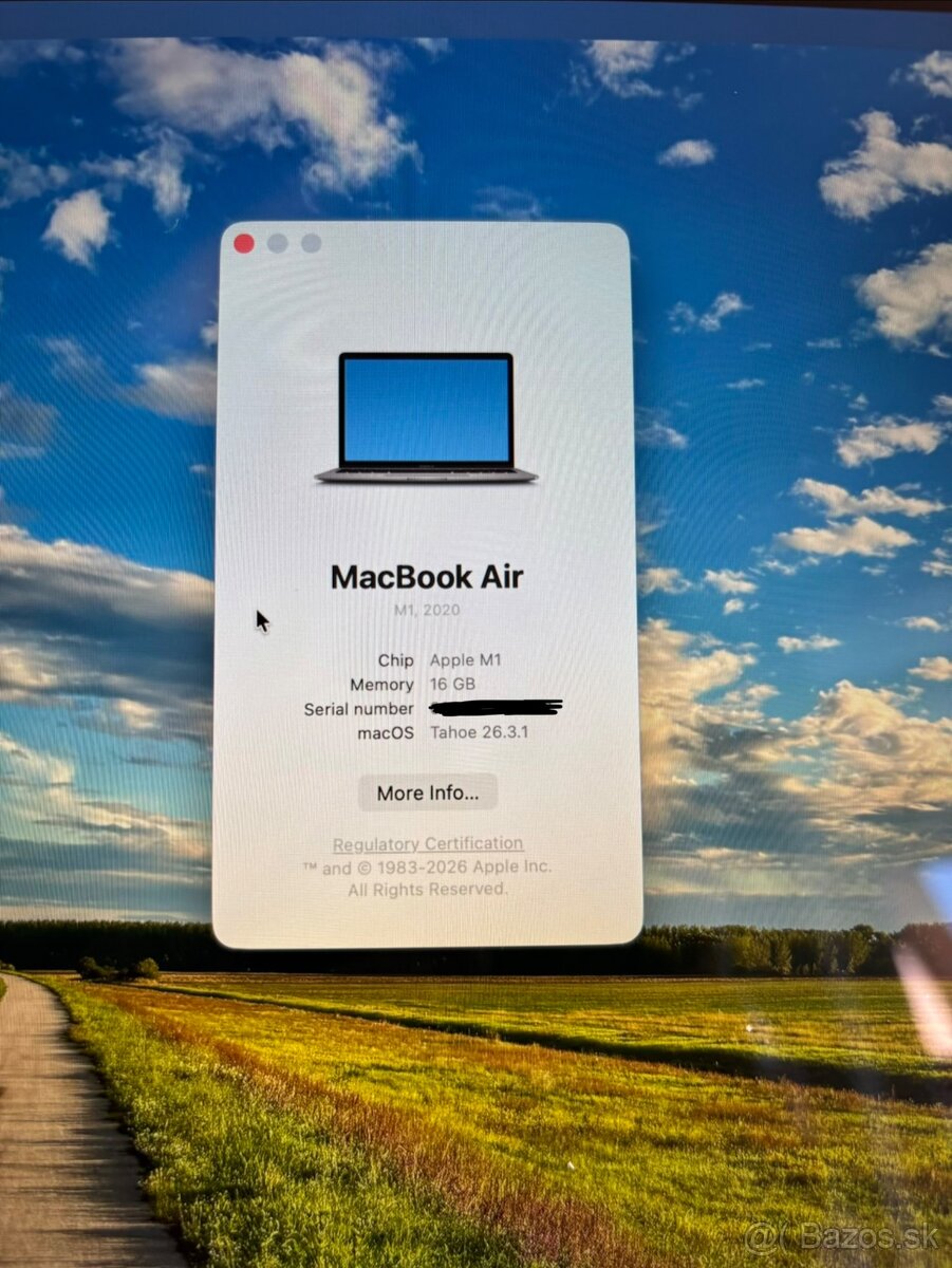 MacBook Air 13” M1 16GB - 8