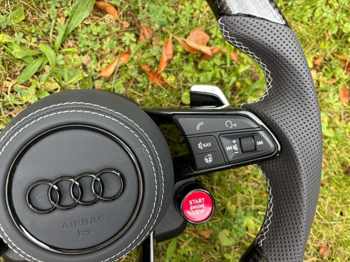 AUDI VOLANT SPORTOVY so START/STOP - DRIVE SELECT karbonový - 8