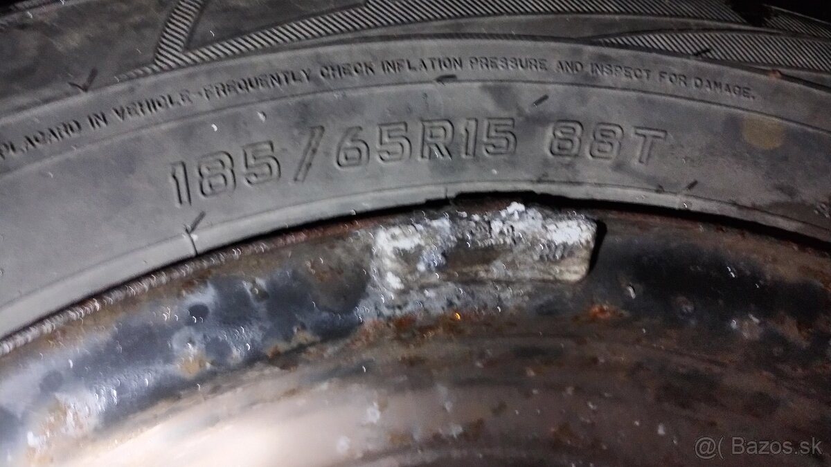 Sadu 4ks Zimné185/65 r15 kolesá 4x100 - 8