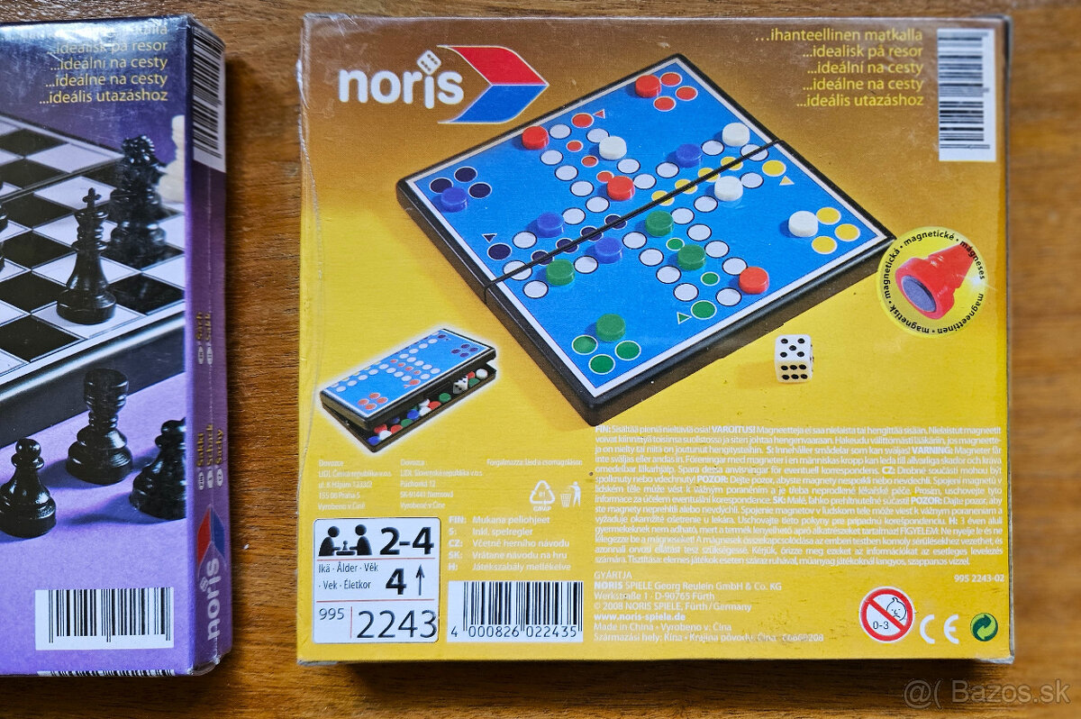 Magnetické cestovné spoločenské hry, 2ks - 8