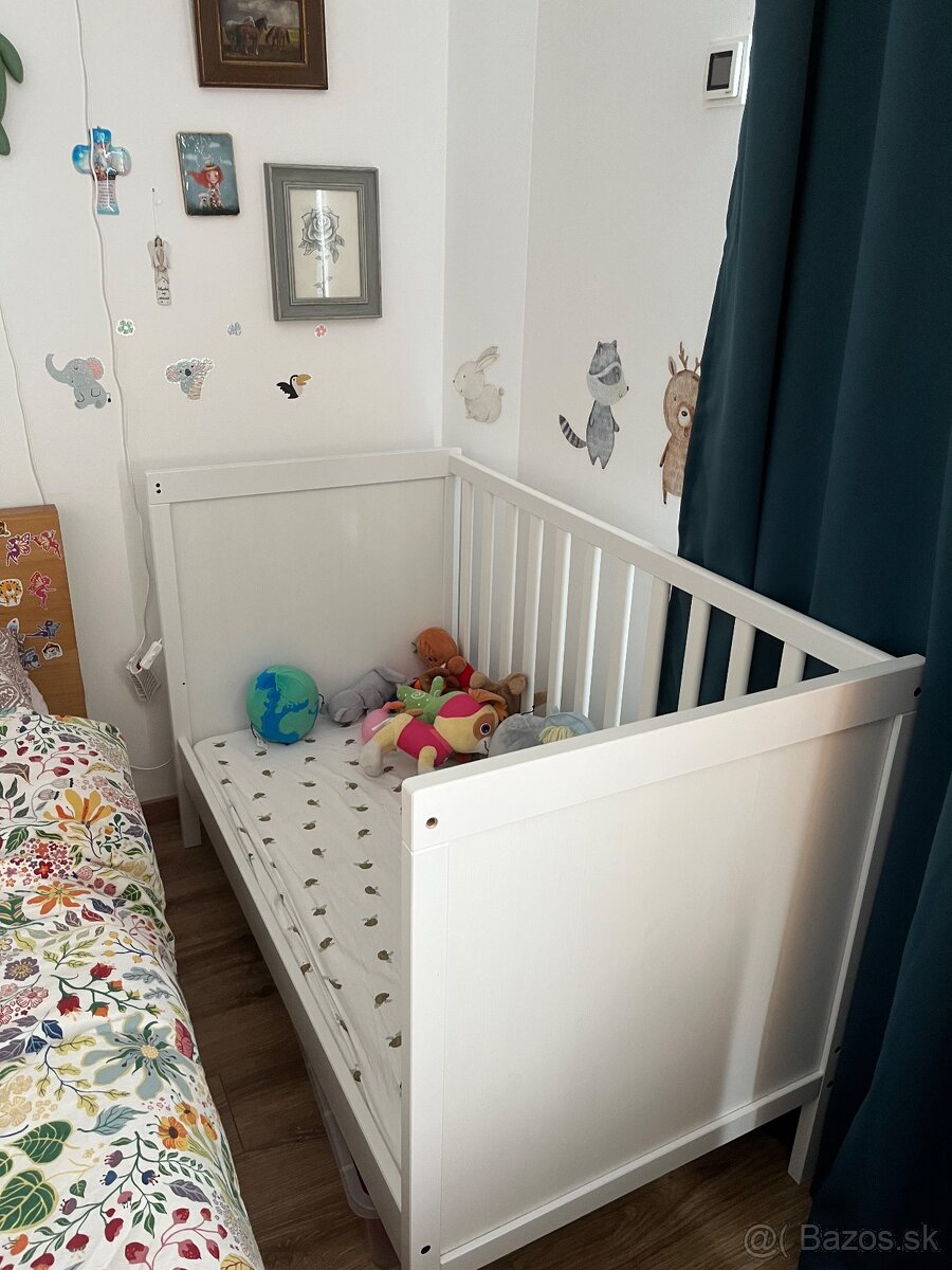IKEA SUNDVIK detska postielka biela 60x120 - 8