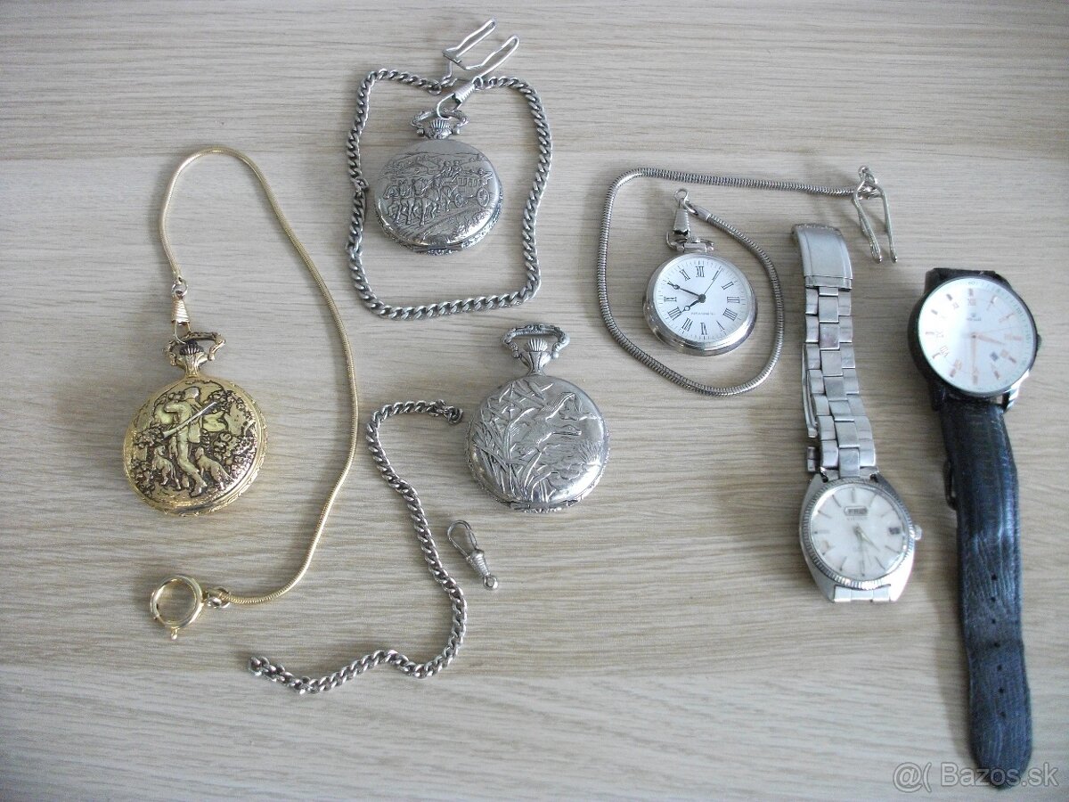 Predám hodinky-cibule polovnícky motív-dovoz Rakúsko. - 8
