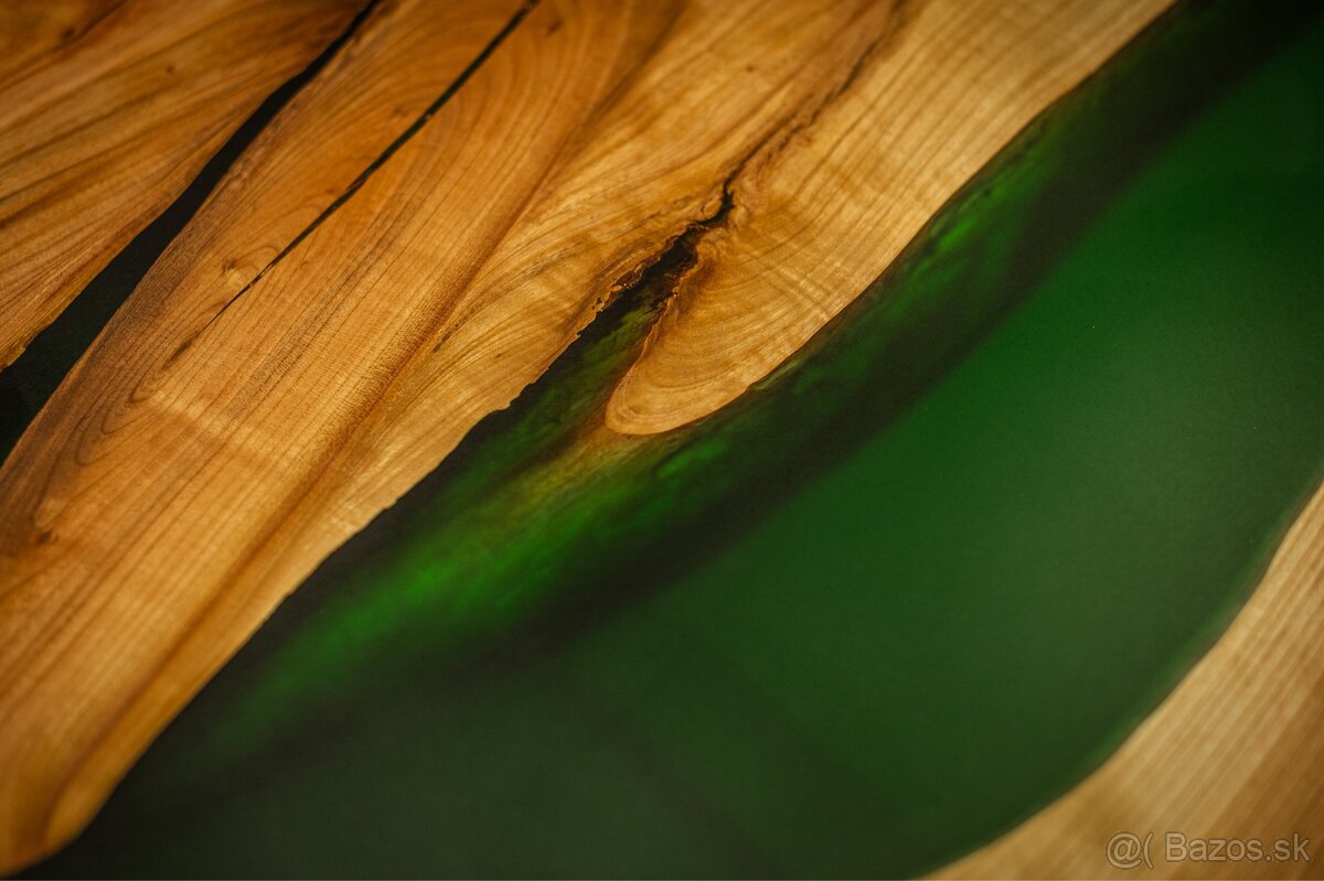 epoxidový jedálenský stôl masívny stôl - 8