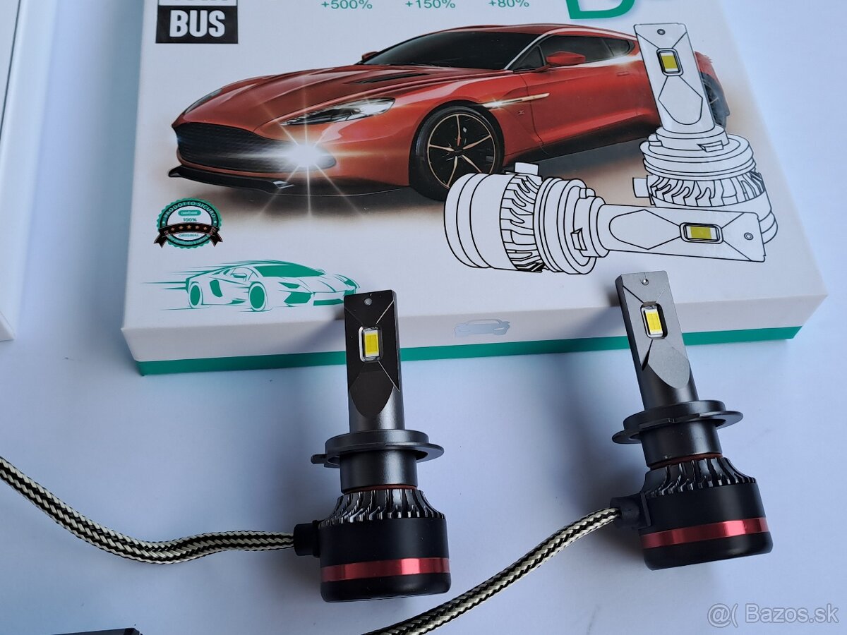 Led žiarovky H4 - 180W - Canbus - Vysoka svietivosť - 8