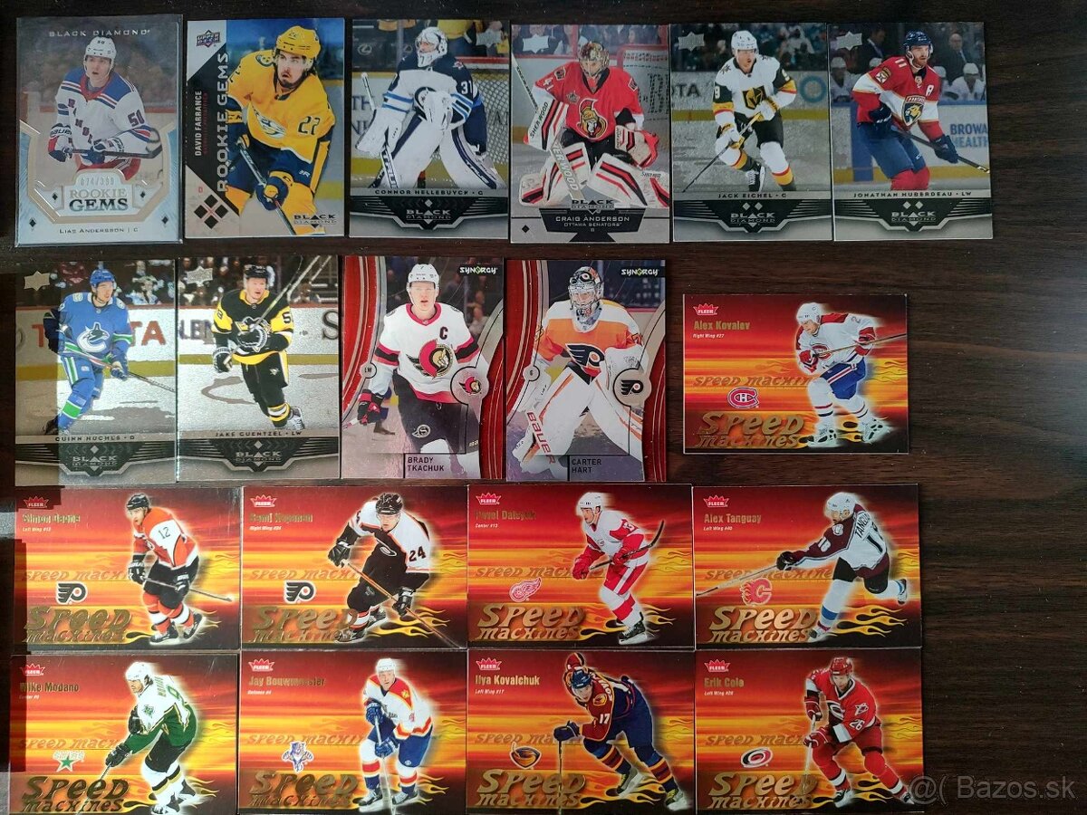 Predám hokejove kartičky NHL Black Diamond, Fleer, Allure - 8
