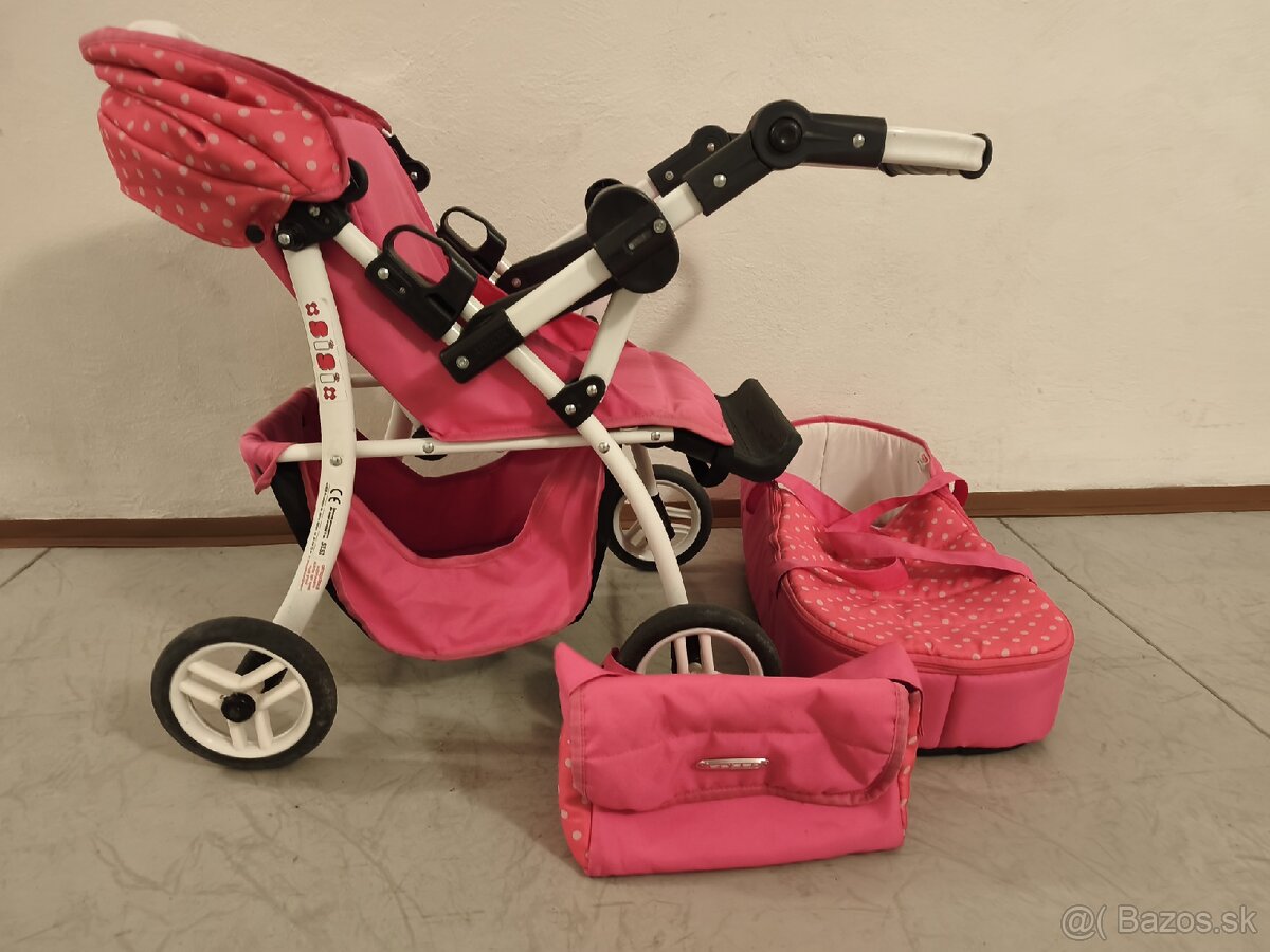Kočík pre bábiky 2 v 1 - 8