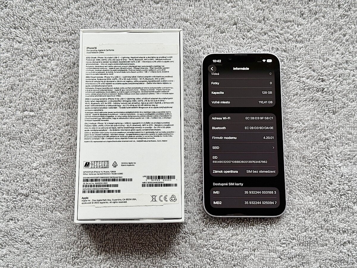 iPhone 14 128GB, NOVÁ BATERKA, TOP STAV - 8