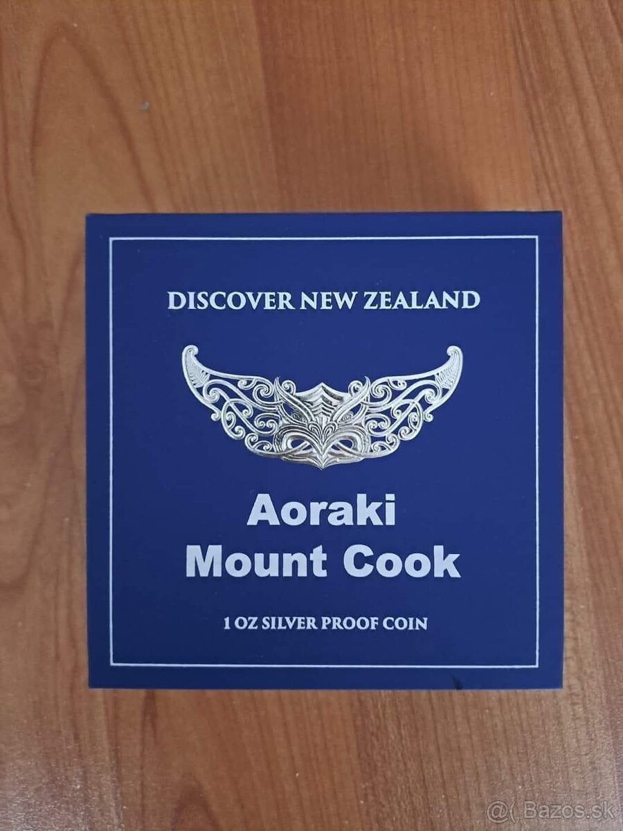 Strieborna minca mount cook - 8