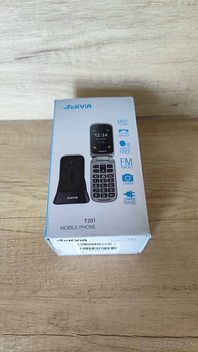 Mobilný telefón TOKVIA T201 – vyklápací mobil / v záruke - 8