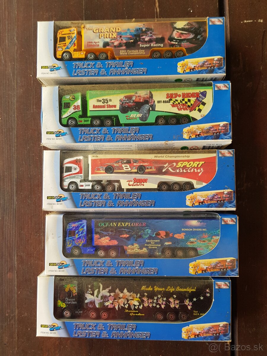 Kamióny mix kov 4 euro - 8