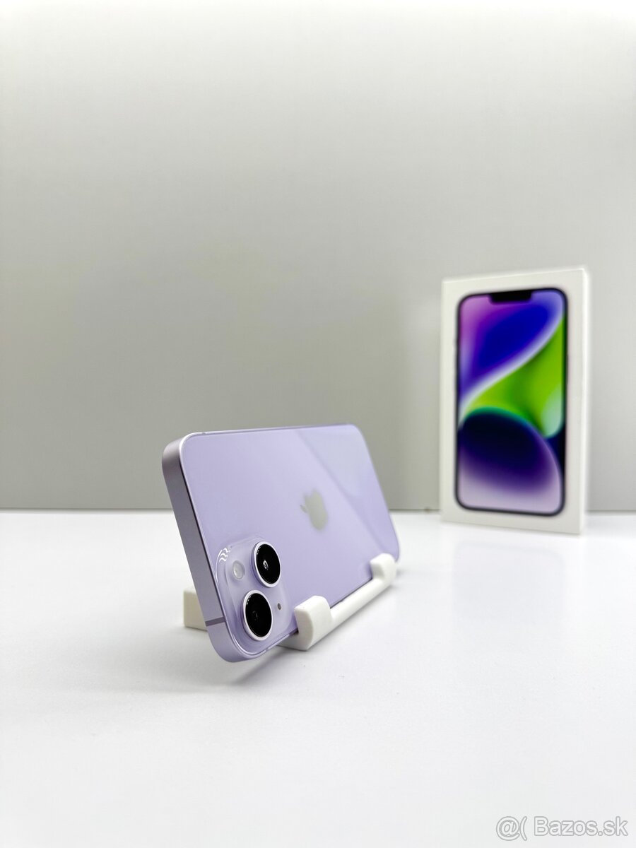 iPhone 14 128GB PURPLE TOP STAV ORIGINÁL - 8