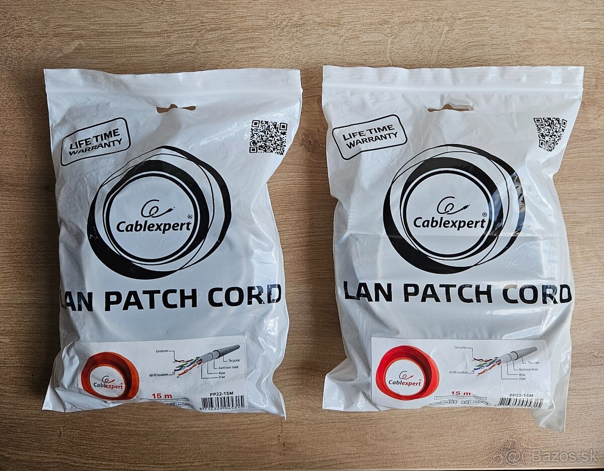 LACNO: Patch kabel Cat5E 15m - 8