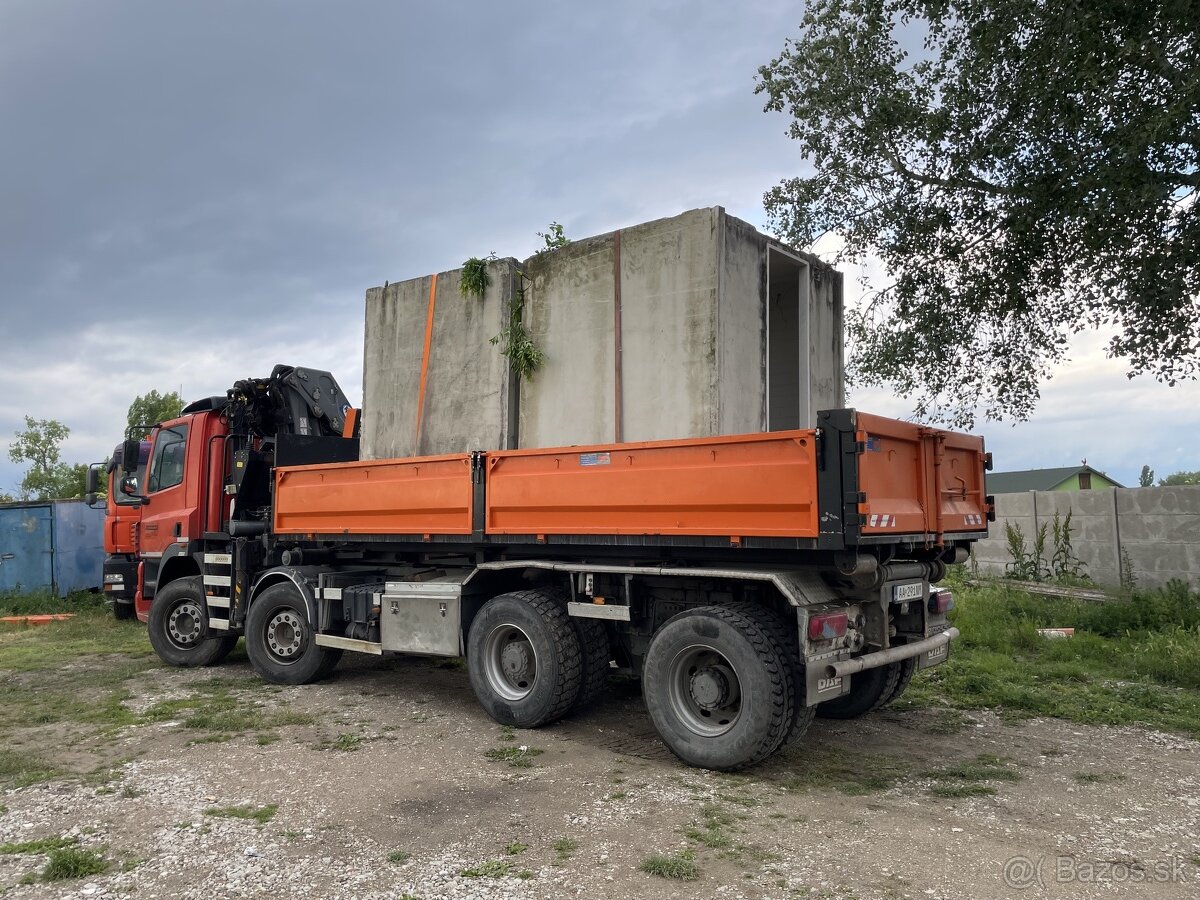 GINAF 8x4 hydraulicka ruka + rotator 2 kontajnery - 8