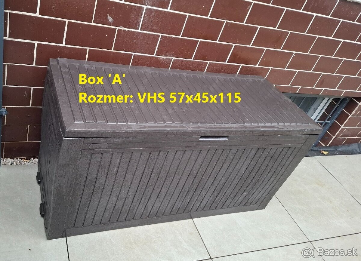 Záhradné sedenie - stôl, stoličky a záhradný box - 8