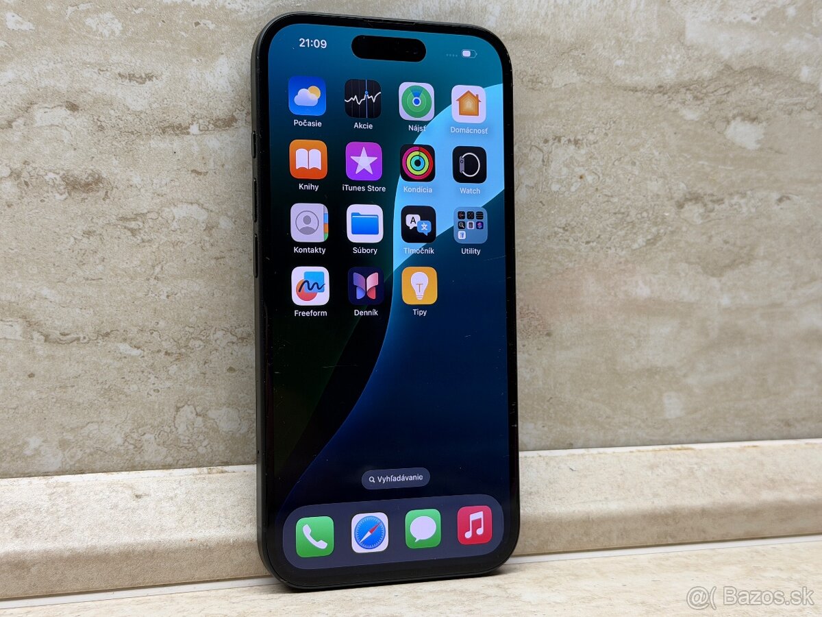 iPhone 16 256GB Black, 8 cyklov, 100% - 8