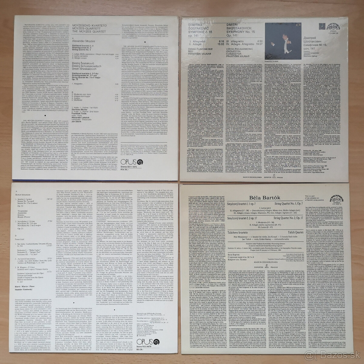 Predám neprehraté LP platne OPUS vydané pred rokom 1990 - 8