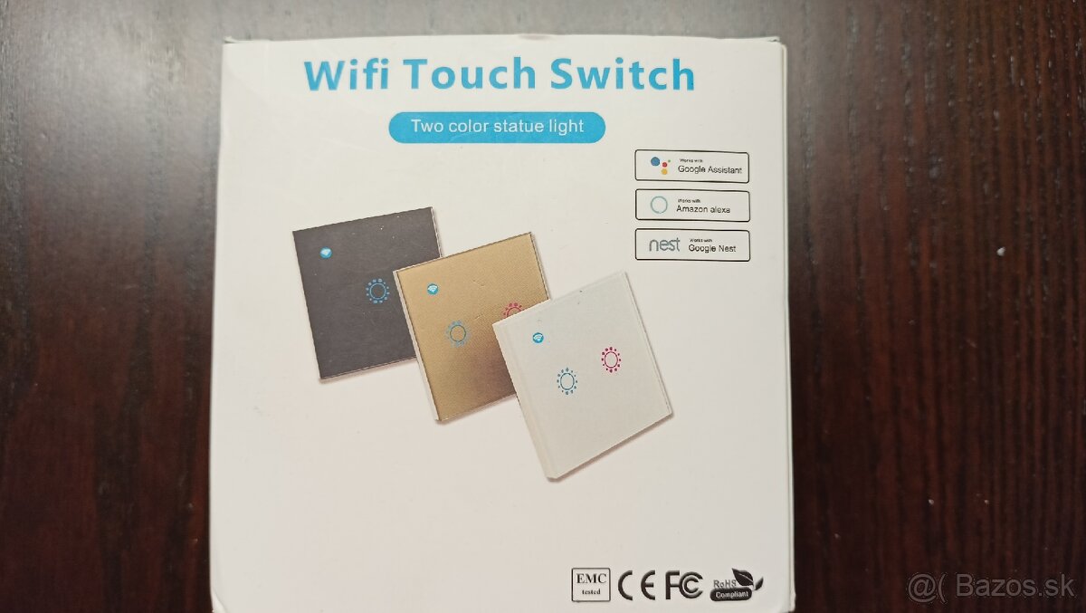 Dotykový sklenený ovládač - eWeLink - 8