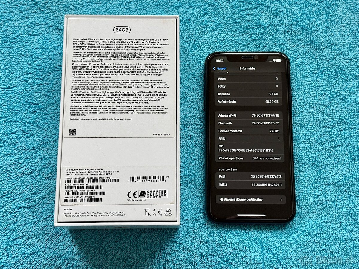 iPhone XR 64GB Black, NOVÁ BATERKA - 8