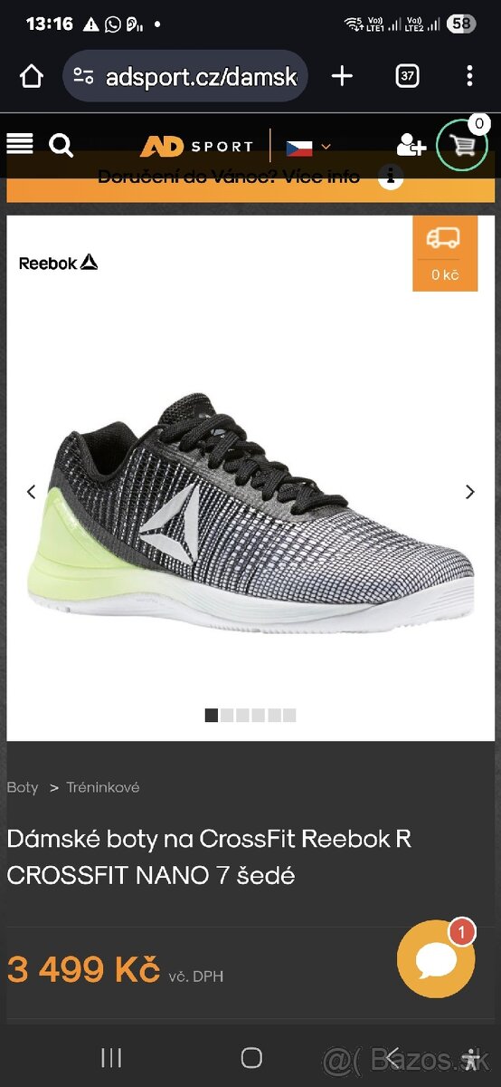 Reebok crossfit nano 7 - 8