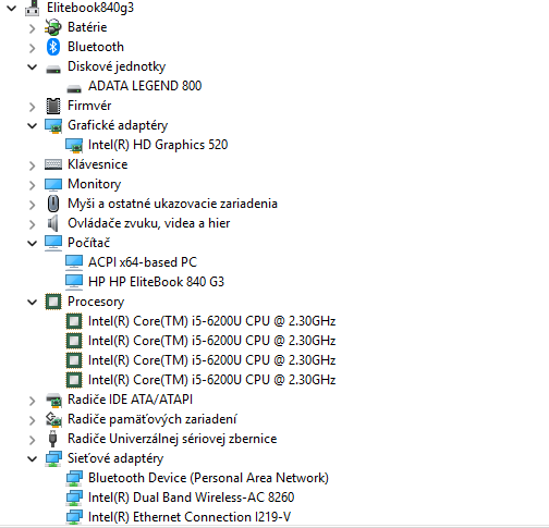 HP Elitebook 840 G3, 16GB RAM, 480GB SSD, nová batéria - 8