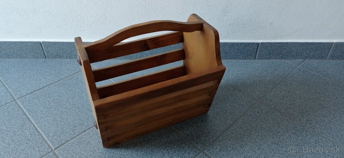2 nábytkové originálne mexické solitéry - skrinka a košík - 8