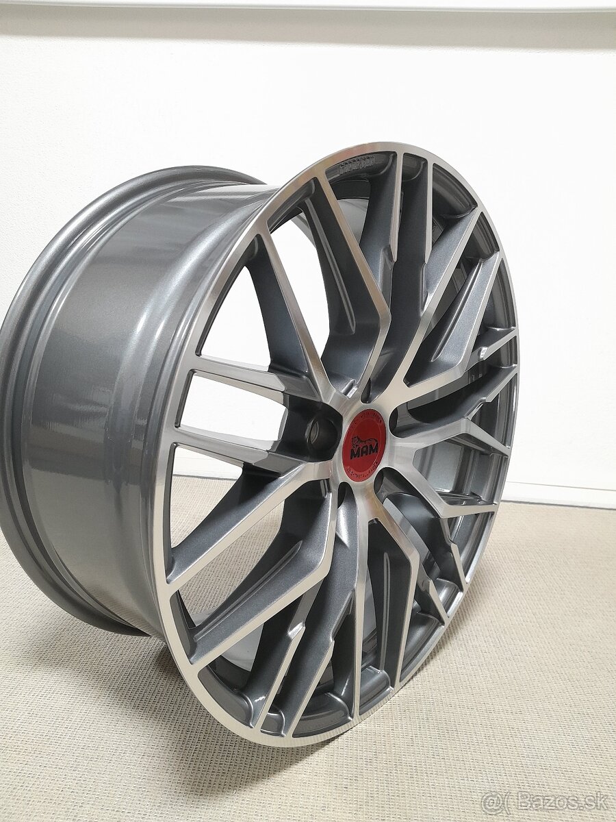 Alu disky R17 5x112 Et35 7.5J MAM RS4 Škoda Seat Vw Audi - 8