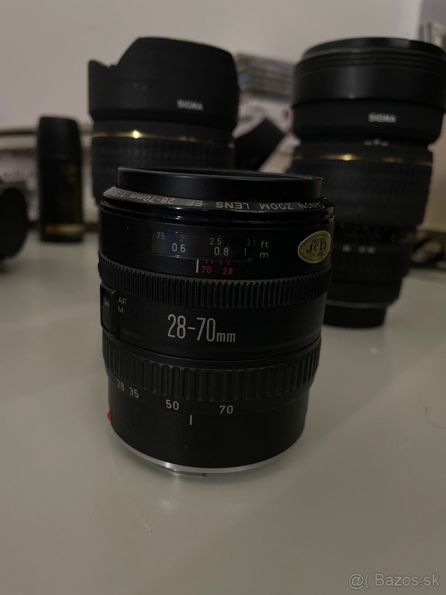 Predám objektívy Cannon Sigma - 8