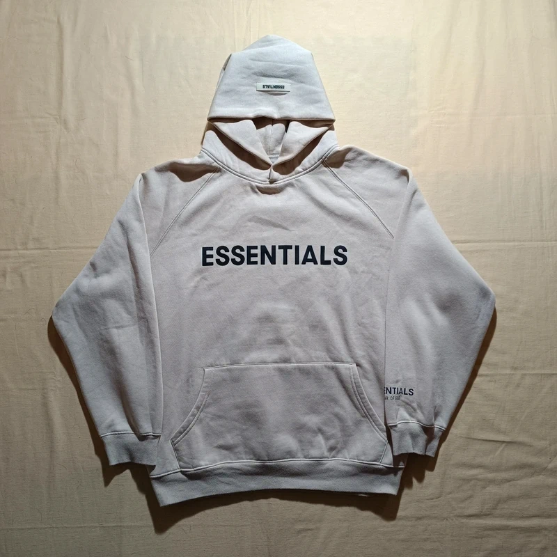 Essentials Fear of God baggy béžová mikina s kapucňou XL - 8