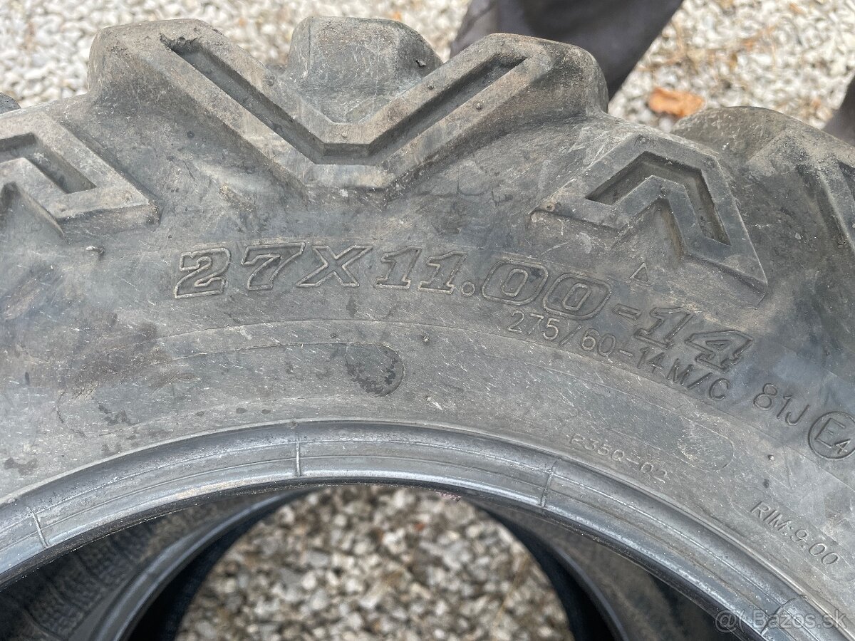 Predam pneu 27x9-14 a 27x11-14 wenda - 8