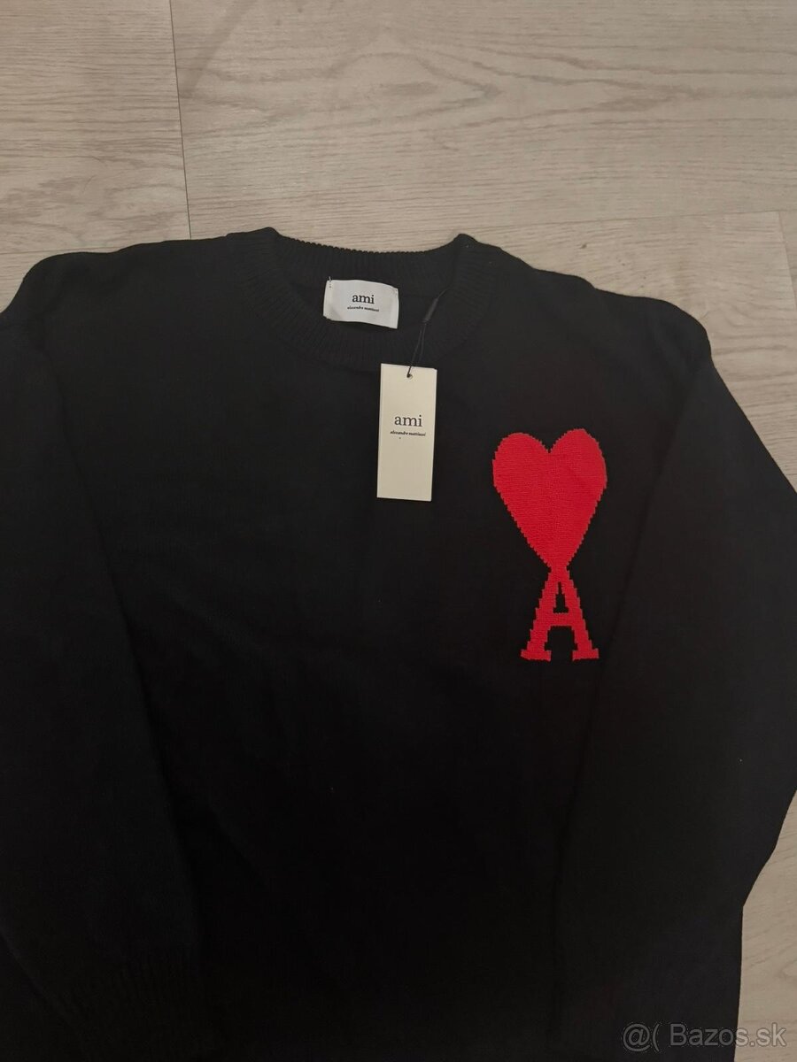 Ami Paris Čierna Mikina - 8