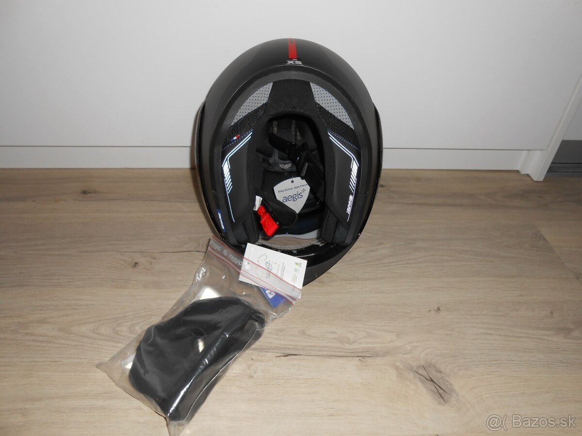 Predam krasnu novu moto prilbu znacky SHARK EVO GT SEAN MAT - 8