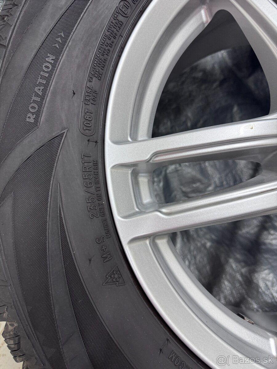 Alu disky DEZENT 17" + zimné pneu Cooper 235/65 R17 - 8