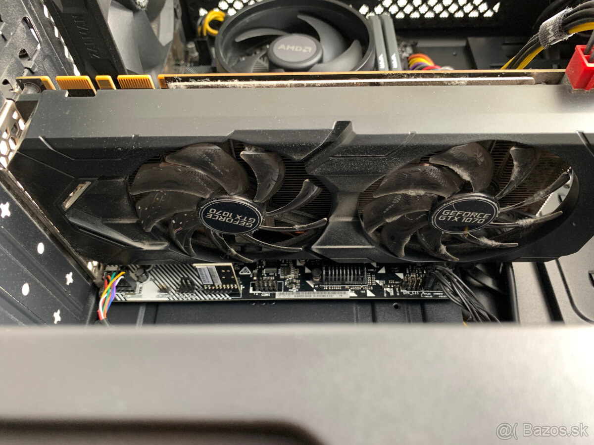 Herný počítač AMD Ryzen 5 2600 + GeForce GTX 1070 - 8
