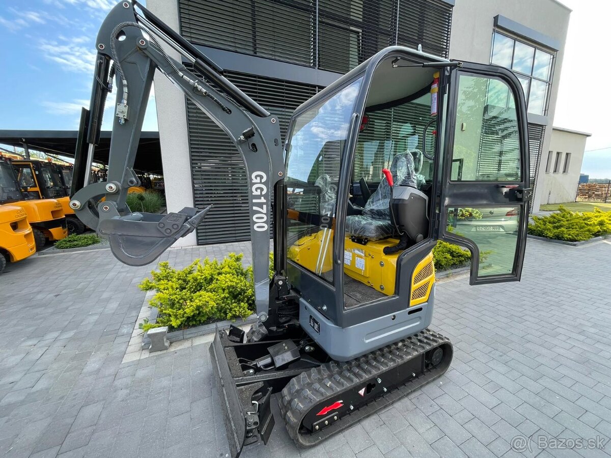 Minibáger GG1700CAB Koncoročná AKCIA + Dovoz GRÁTIS - 8