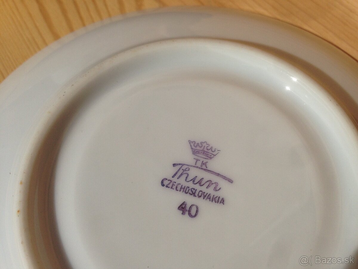 Retro porcelánové šálky Thun - 8