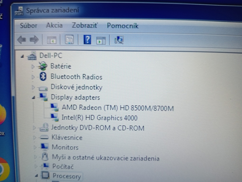 Dell Inspiron - Intel core i5 -8gb ram - Win 7 - bez baterky - 8