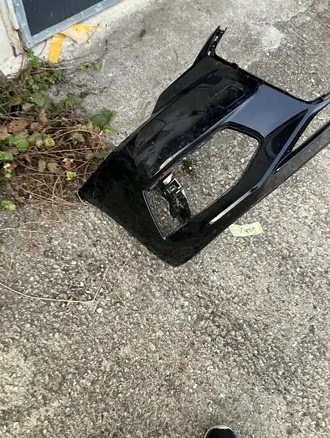 predni naraznik audi a6 c8 cerny - 8