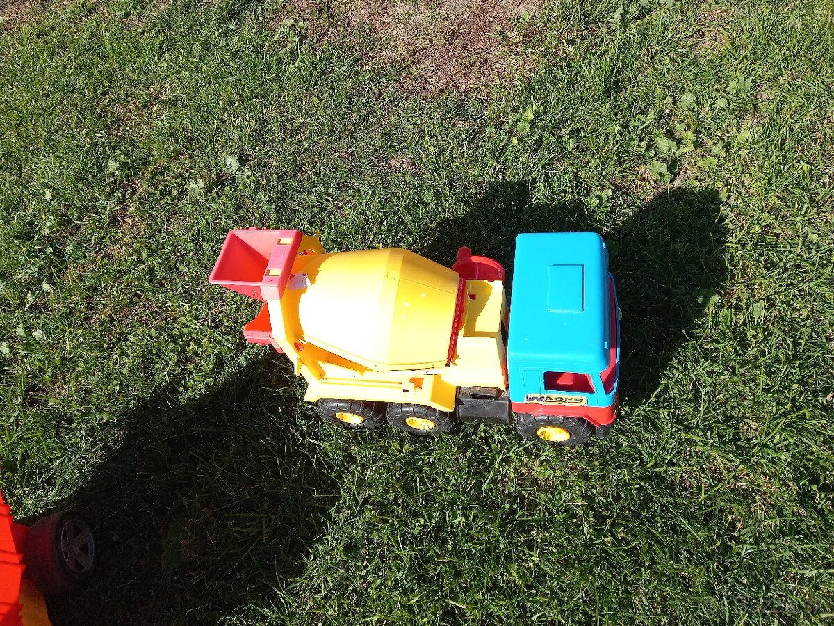 Detskú tatrovku,bager ,nakladač,traktor +vlečka, domiešavač, - 8