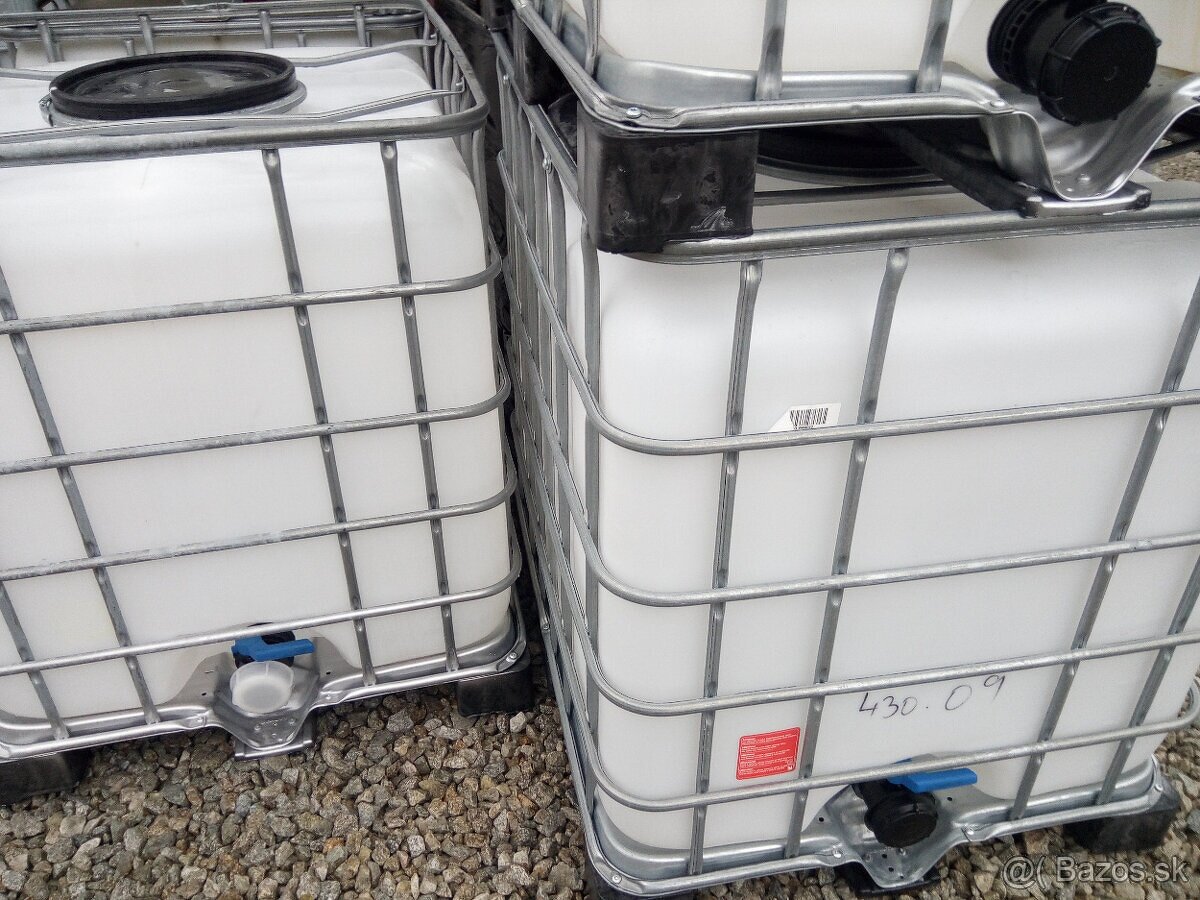 Certifikované potravinárske 1000l IBC kontajnery - 8
