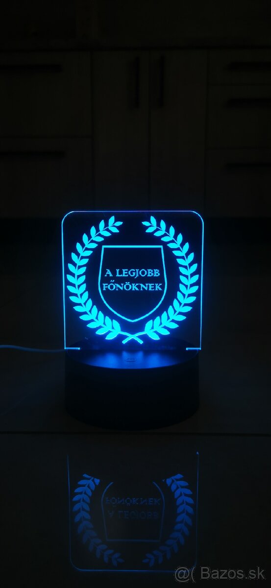 Led lampa s vlastným textom / logom - 8