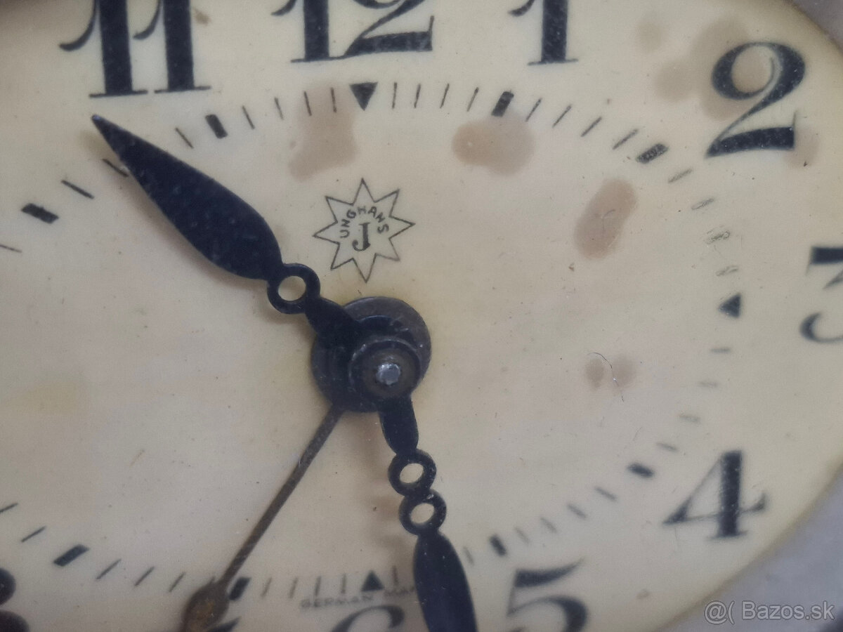 Predám starožitný budík Junghans 1920 - 8