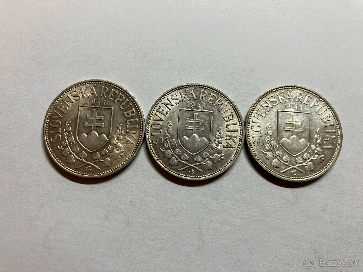 MAGNETICKÁ 20 koruna 1941 Slovenský Štát minca - 8